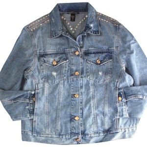 Victoria's Secret Denim Embellished Jacket